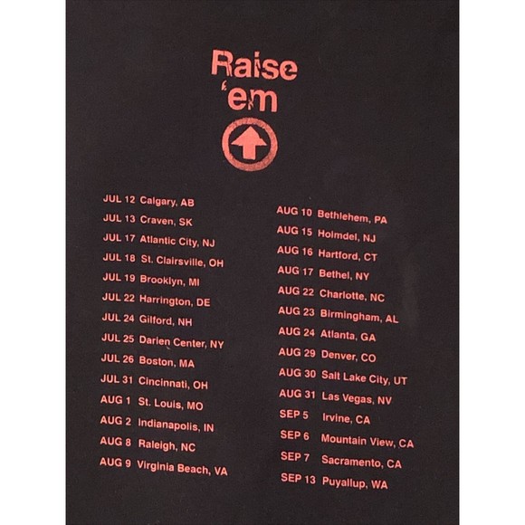 Keith Urban Concert Men's T-Shirt Raise Em Up - Picture 9 of 9